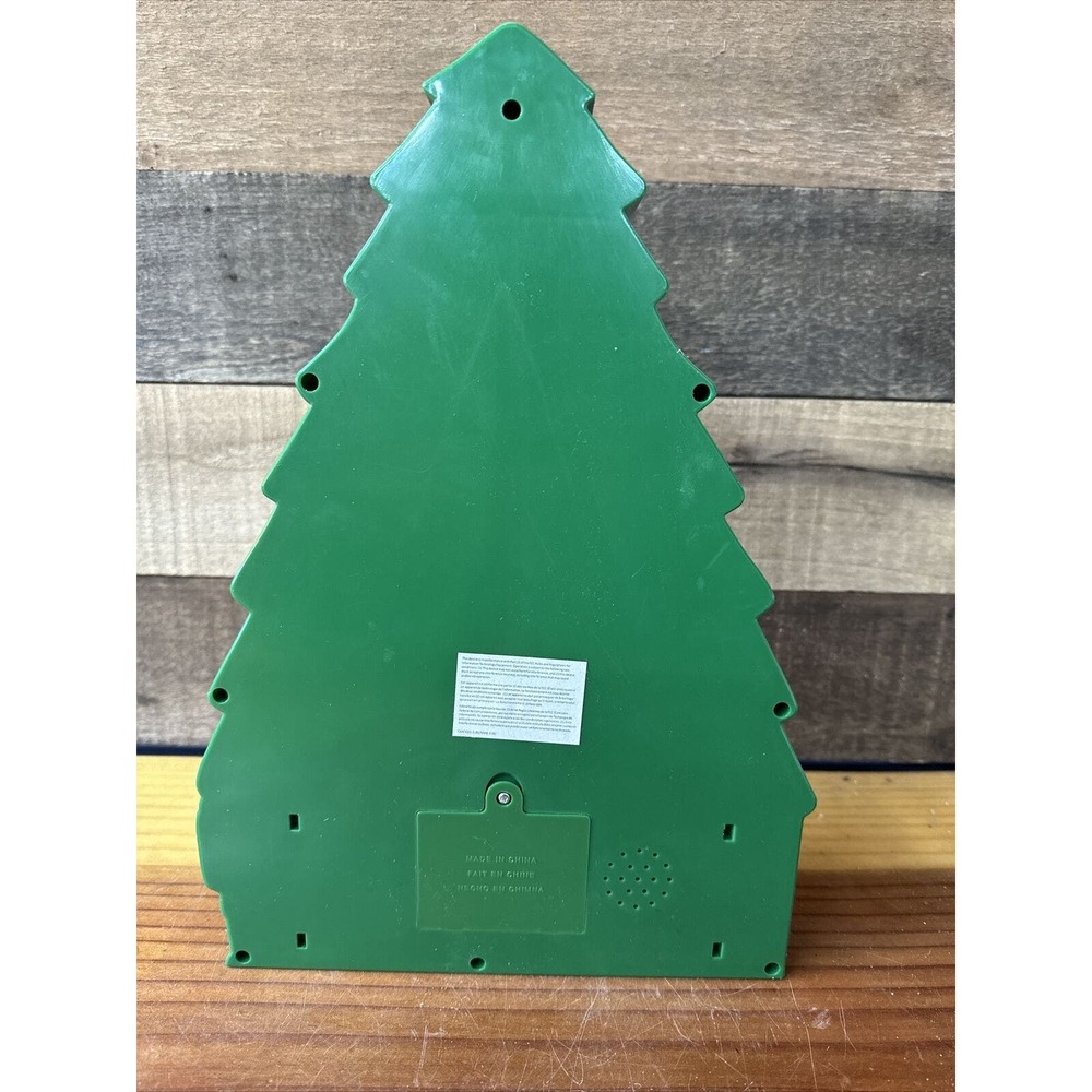 avon countdown to christmas light up tree plays music -missing Star - Picture 5 of 6
